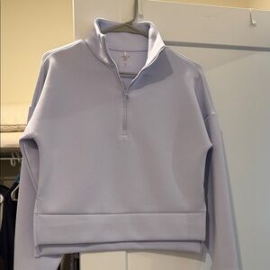 Calia Soft Scuba Quarter Zip Sweater Size Small